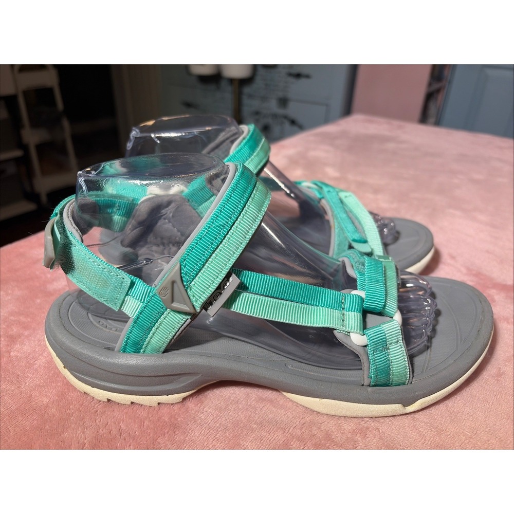 Teva Terra Fi Lite Women's Size 8.5 Sandals Teal And Gray.